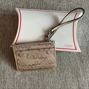 Coach ID Wristlet